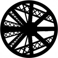 Metall-Gobo, DHA 78465 Abstract Truss, Gr&ouml;sse B